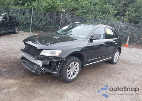 2016 Audi Q5 2.0T Premium z USA, uszkodzony, nr VIN WA1C2AFP3GA005337